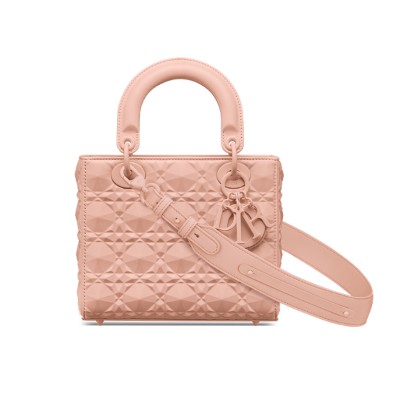 Túi Xách Dior Lady Small My Abc Calfskin With Diamond Rose